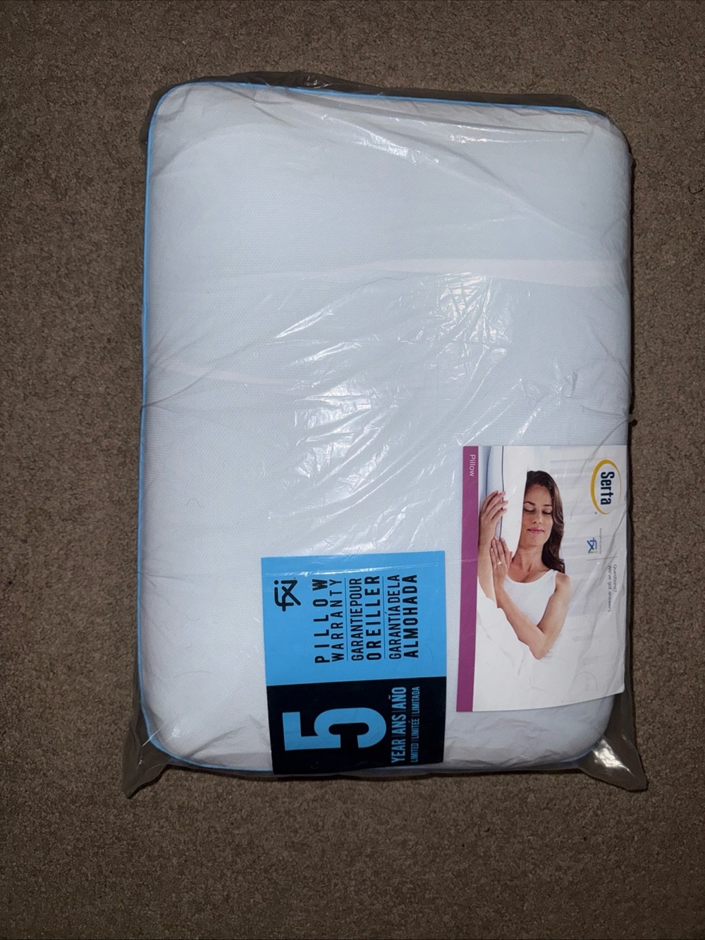 Serta Side Sleeper Pillow with Cooling Gel Memory Foam